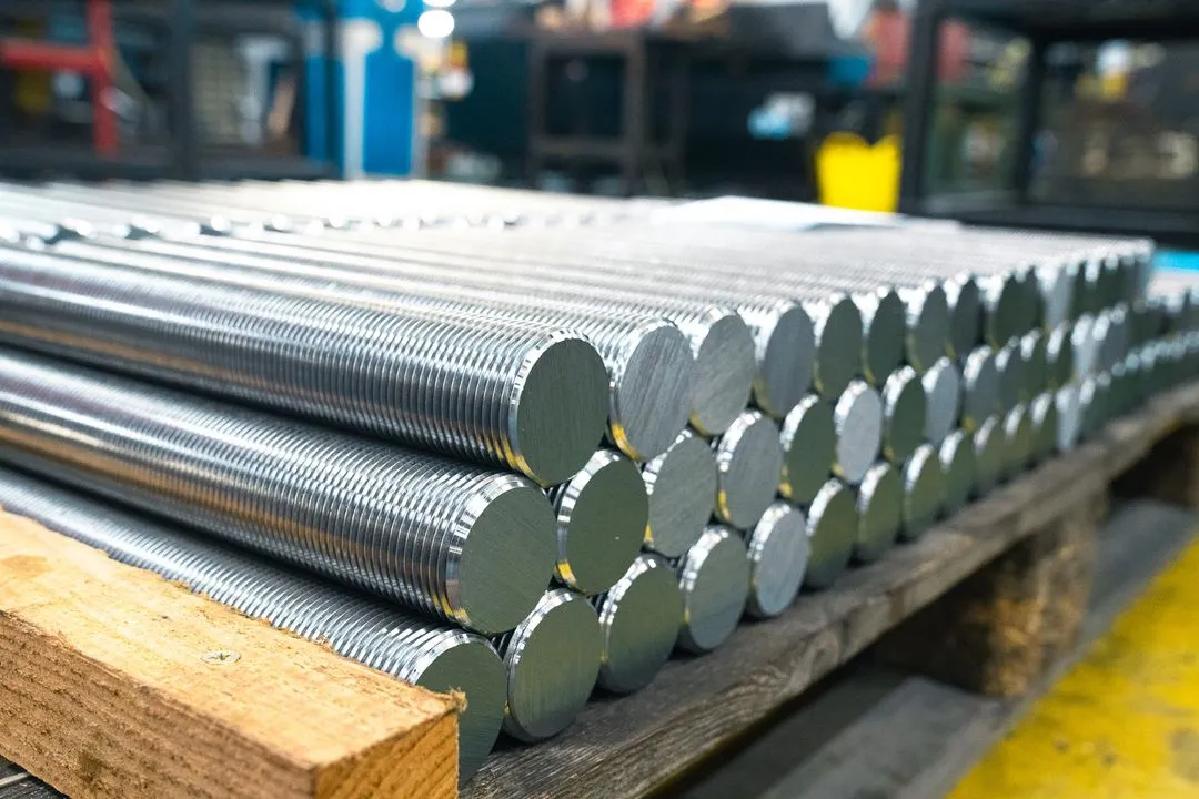 Pile of heavy rods