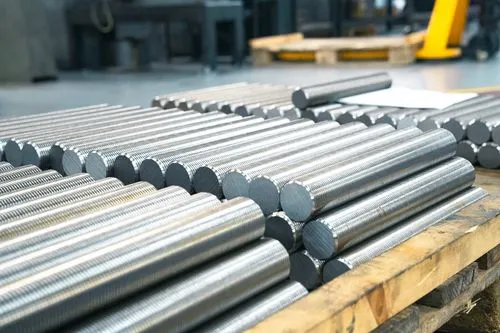 A pile of heavy rods