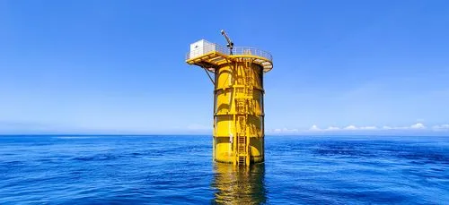 A sub sea pillar